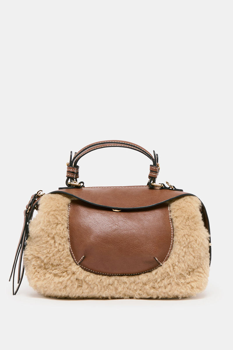 LUNA MINI TOP HANDLE BAG - Tuni