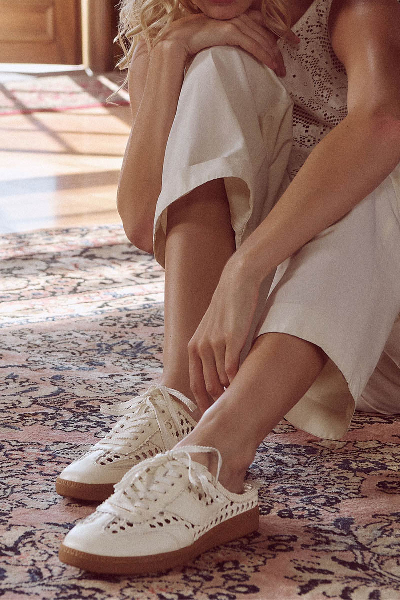 NOTICE SLIDE WOVEN SNEAKERS