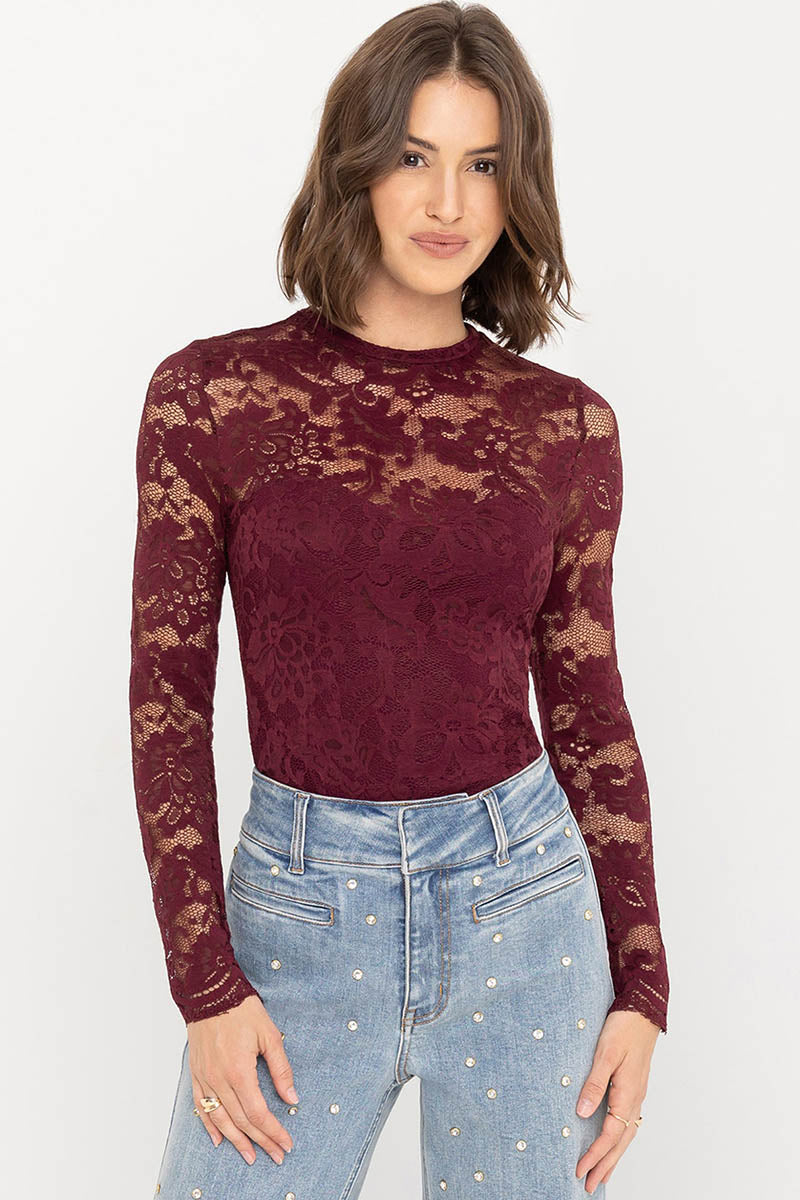 CLAYTON LACE TOP