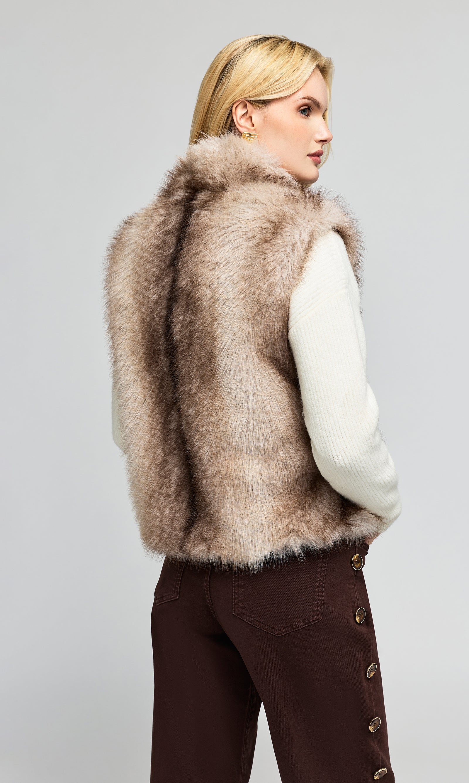 HELENA FAUX FUR VEST