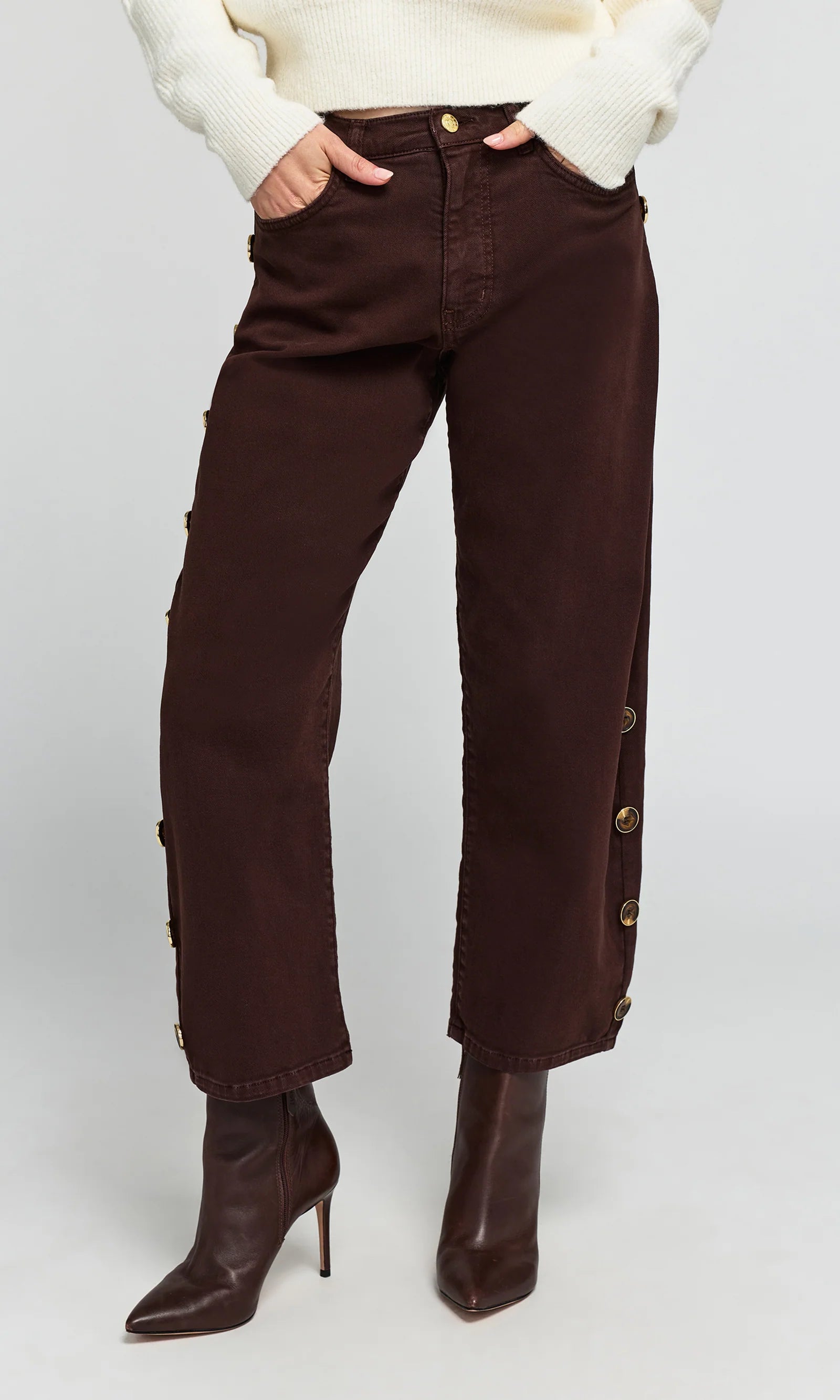 LARK BUTTON JEANS