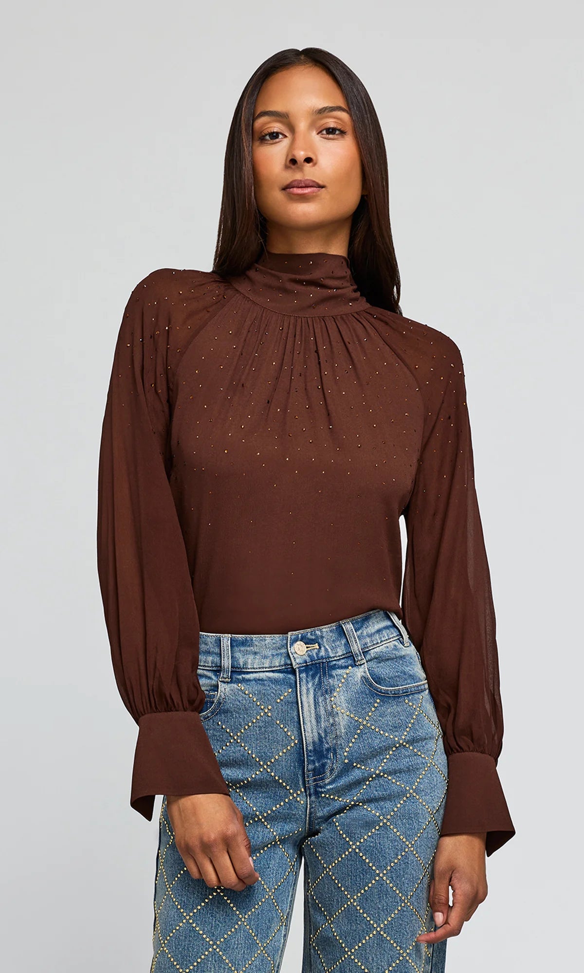 NOOR CRYSTAL BLOUSE