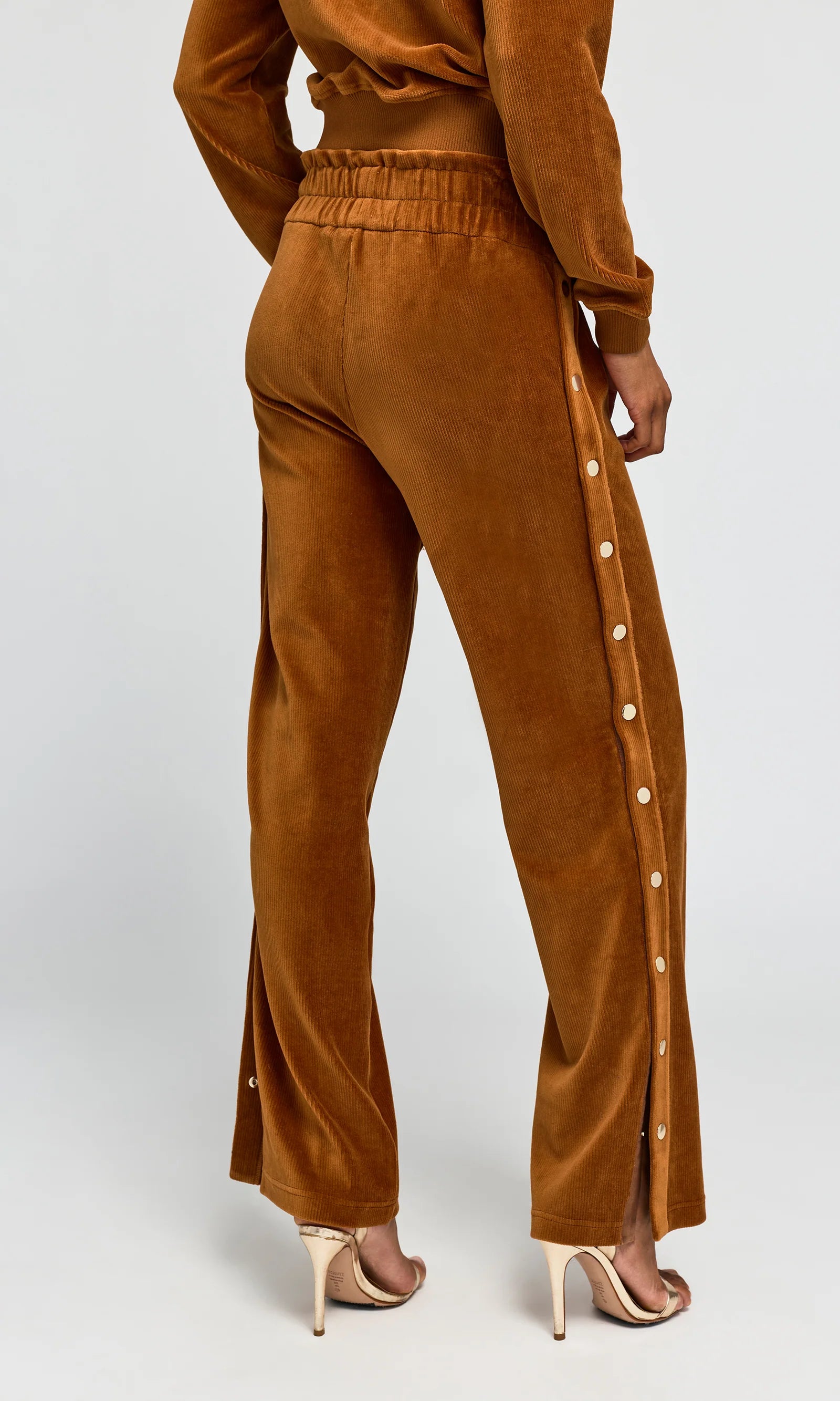 ZOLA STRETCH CORDUROY SNAP PANTS