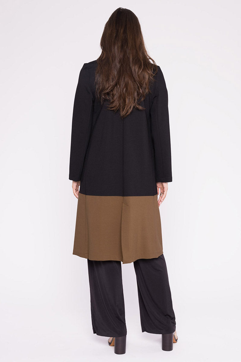 PONTE KNIT SMOKING JACKET