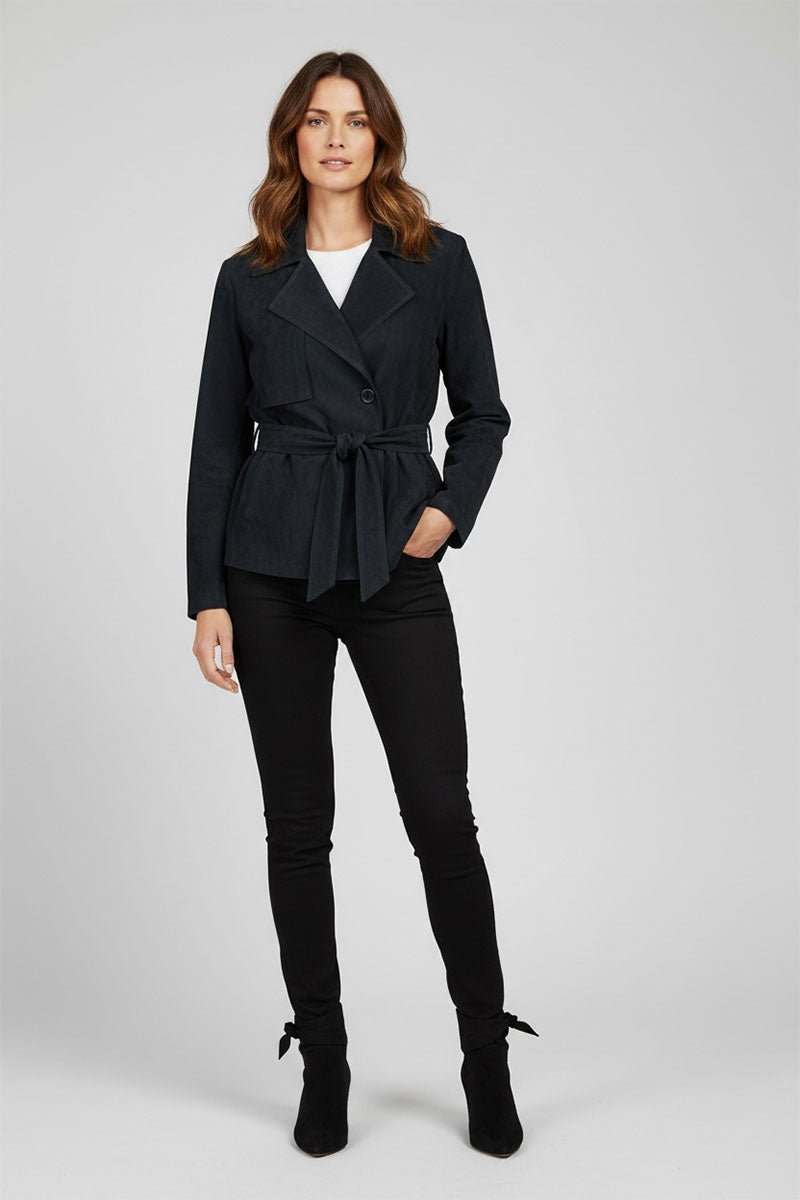 GEMMA WASHED SUEDE JACKET