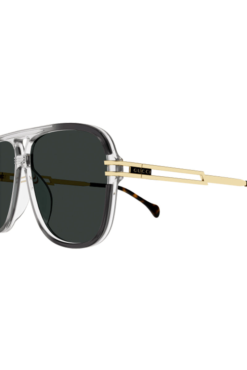 Amazon.com: Gucci Rectangular Sunglasses GG0381S 007 Black Polarized 57mm  381 : Clothing, Shoes & Jewelry