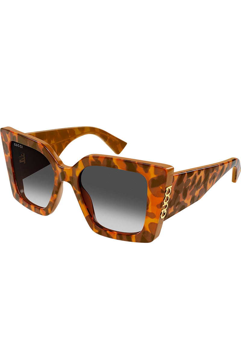 GG BOLD WIDE CAT EYE SUNGLASSES