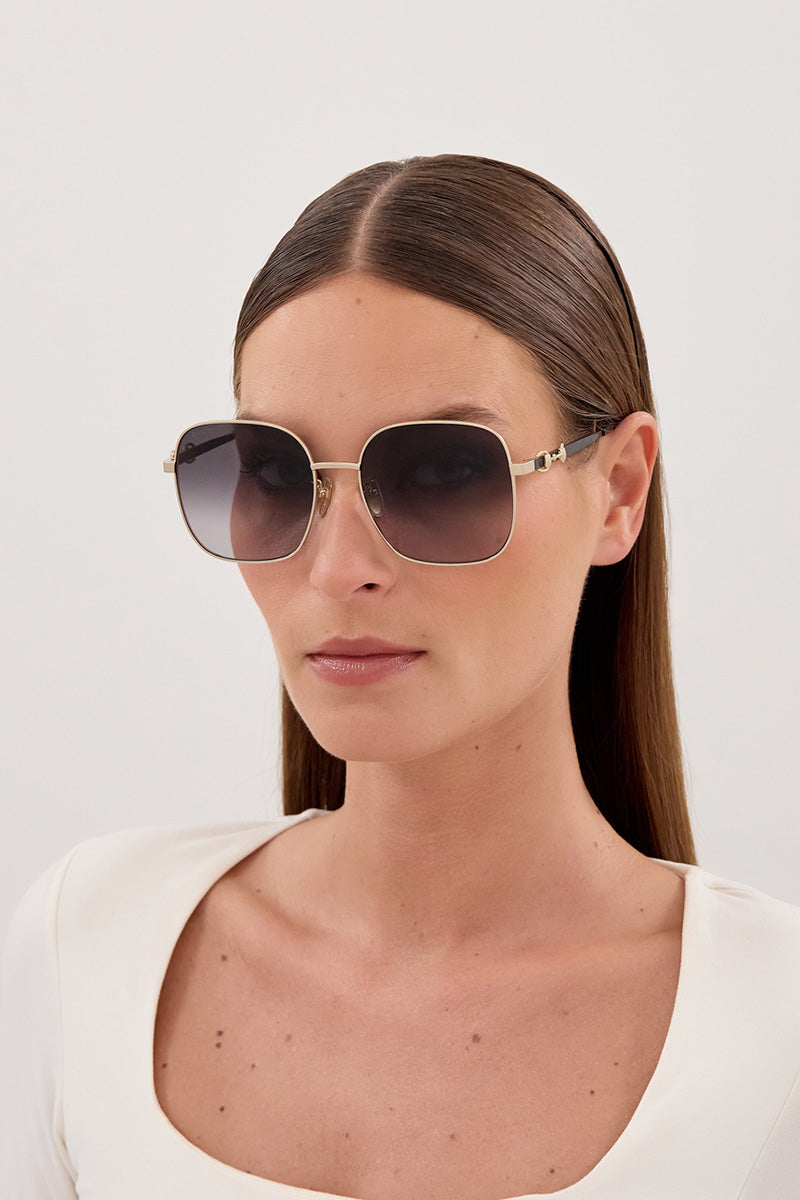 GG HORSEBIT DETAIL METAL SUNGLASSES