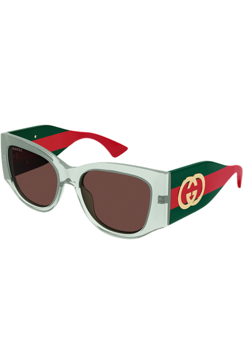 GG ICONIC POP WEB STRIPE SUNGLASSES