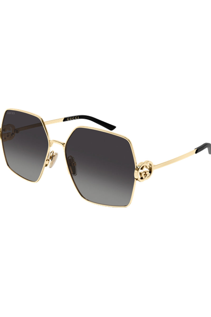 INTERLOCKING GG METAL SUNGLASSES