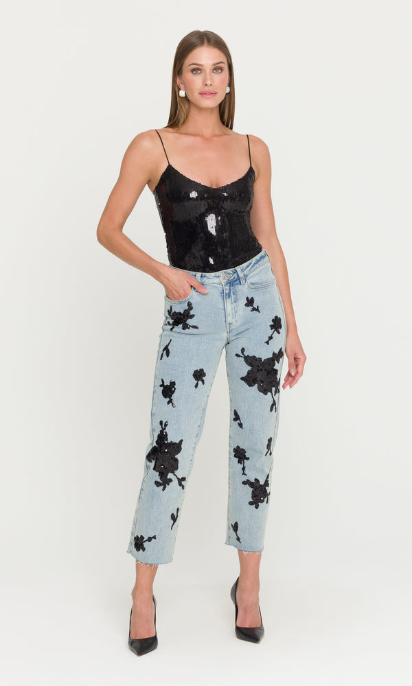BELLA SEQ EMBELLISHED JEANS