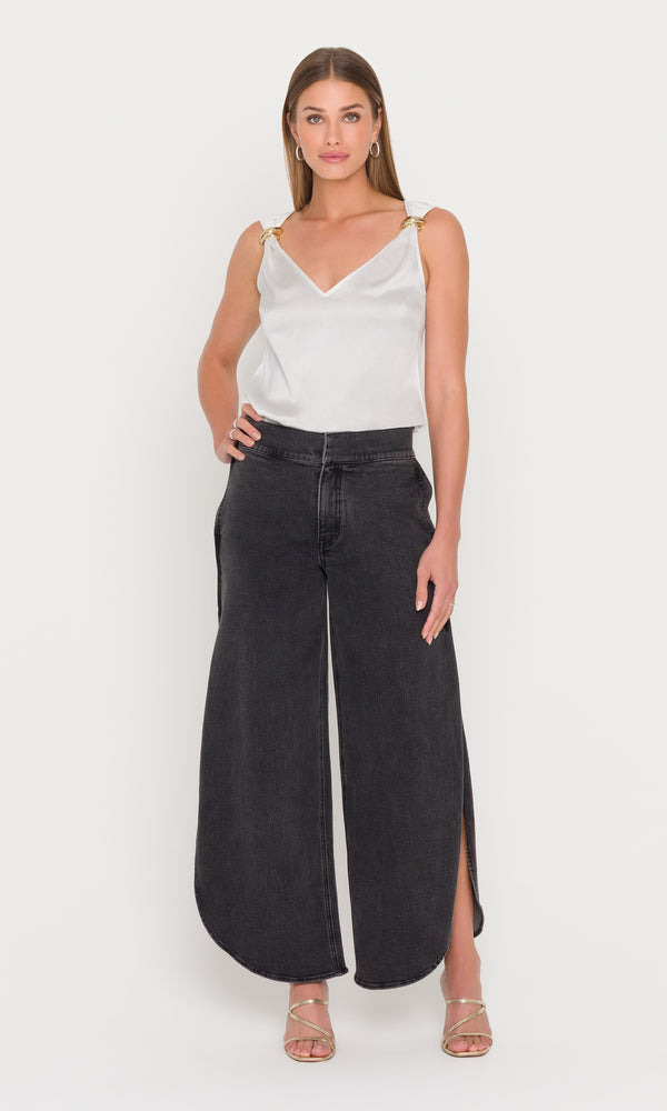 FAWN HAMMERED BLOUSE