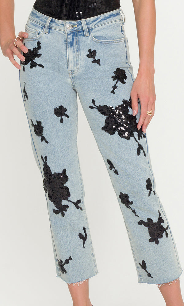 BELLA SEQ EMBELLISHED JEANS