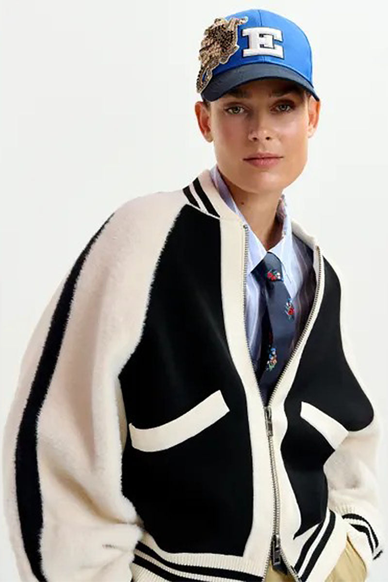 トップス Boucle Bicolor Knit Jacket IDOL KNITTED BICOLOUR JACKET - Tuni