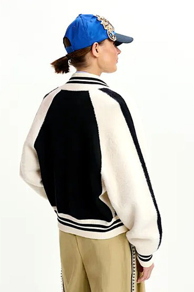 トップス Boucle Bicolor Knit Jacket IDOL KNITTED BICOLOUR JACKET - Tuni