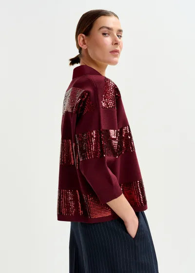 ILLUMINATI STRIPED POLO