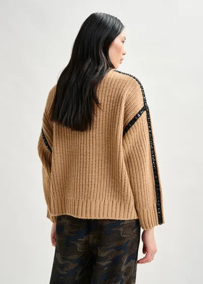 INDSAY EMBELLISHED PULLOVER