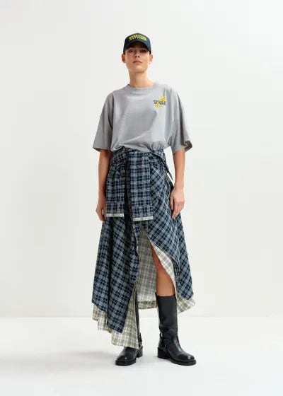 IXCHEL CONTRAST SKIRT