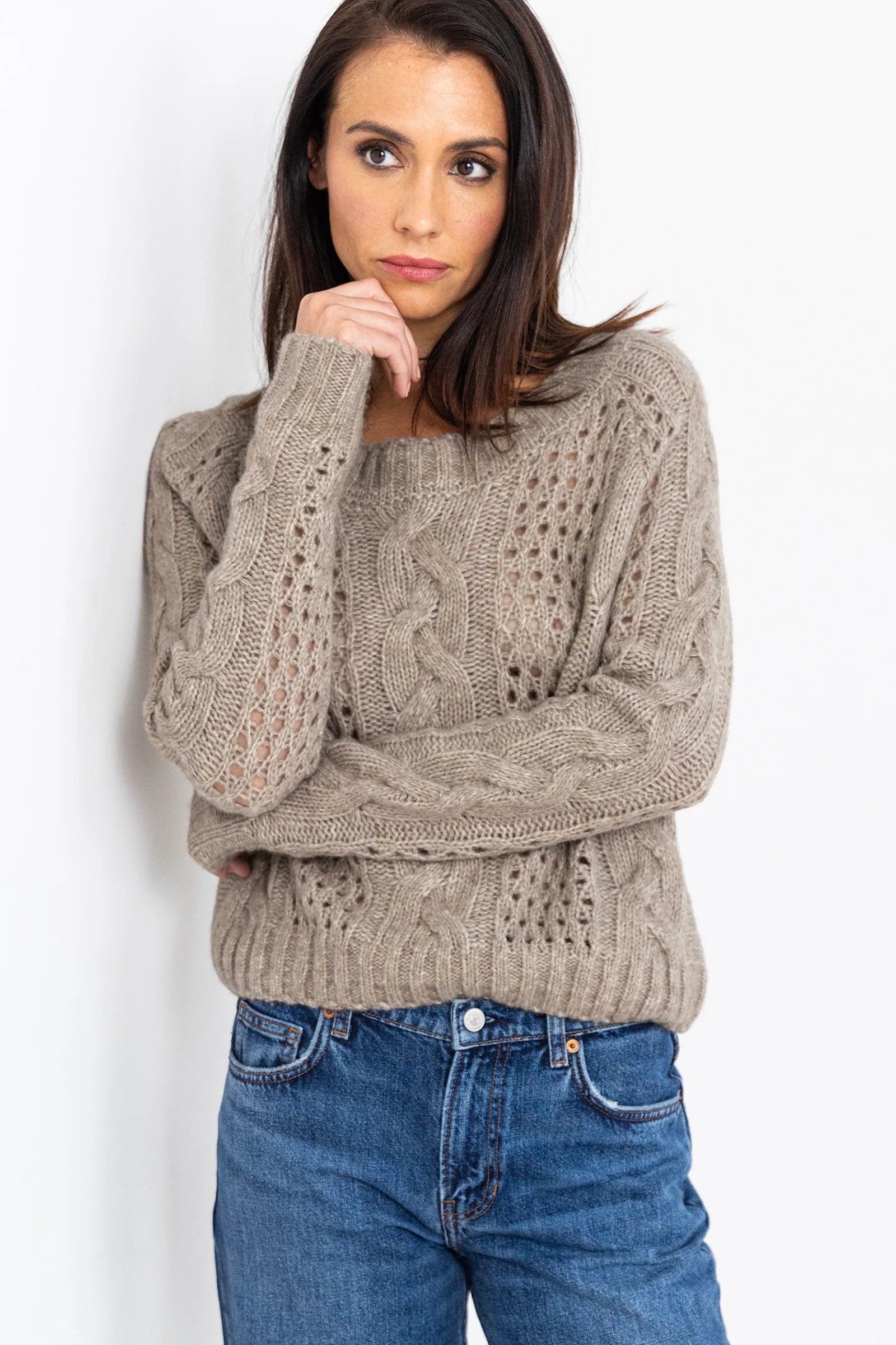 GO OPEN AIR SWEATER