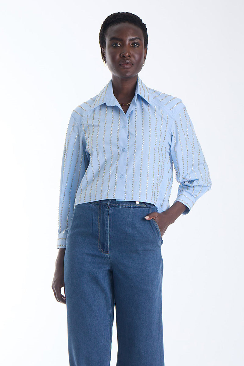 AMELIE EMBELISHED SHIRT