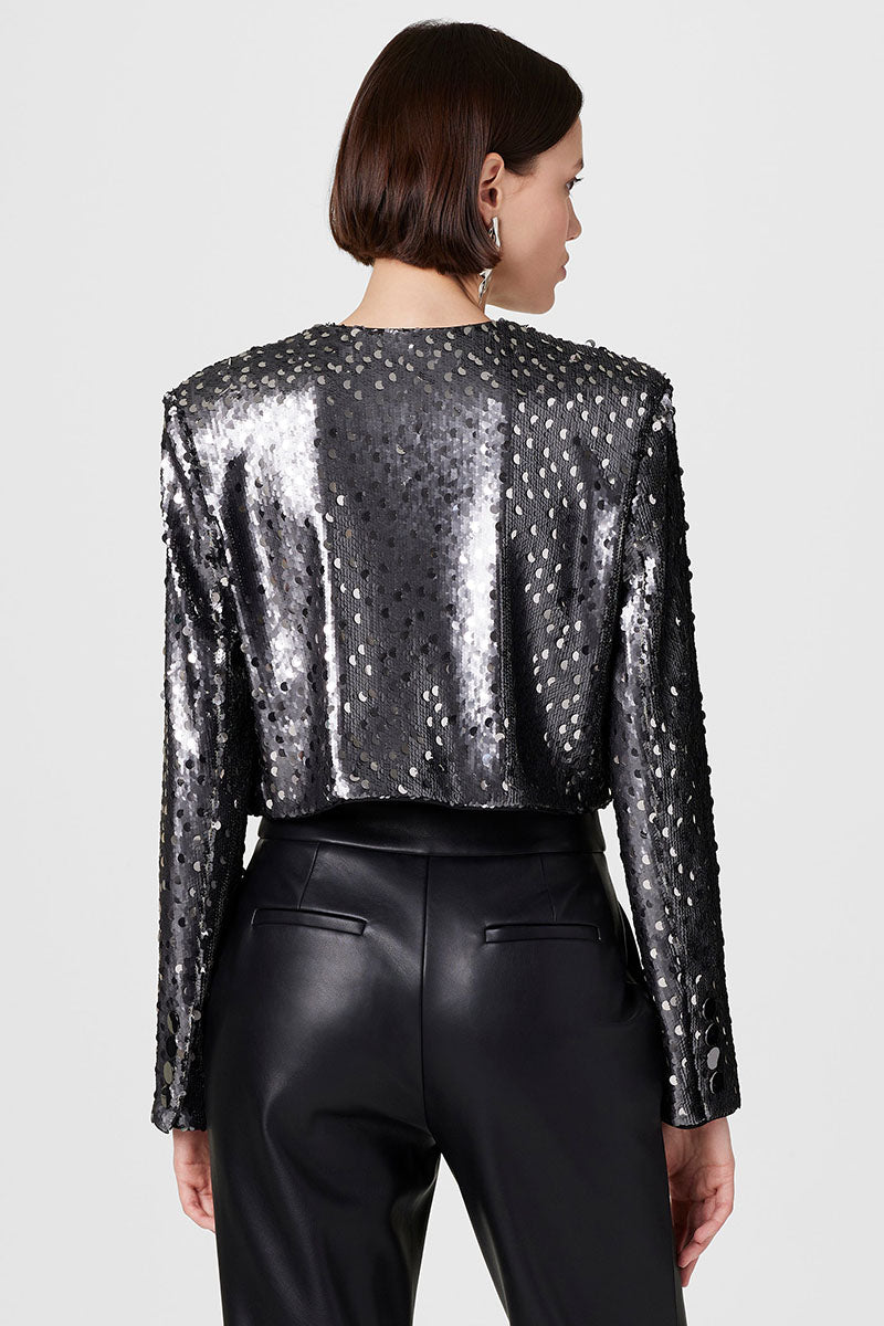 JONES CREW NECK CROPPED JACKET