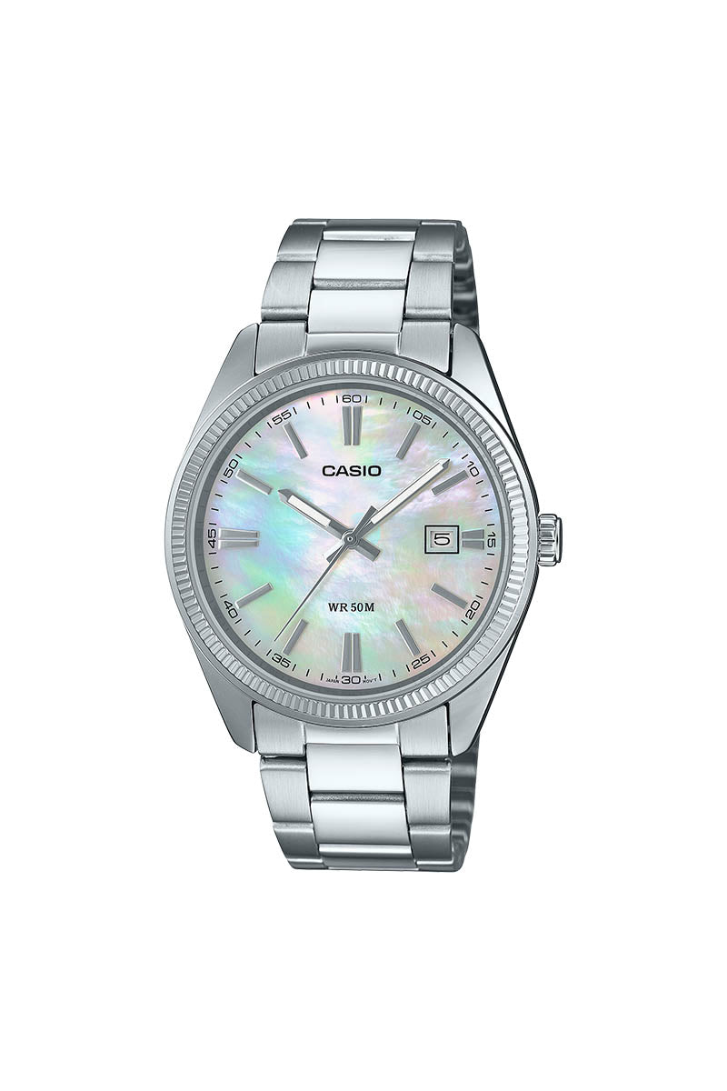CASIO VNTG ROUND MOP DIAL