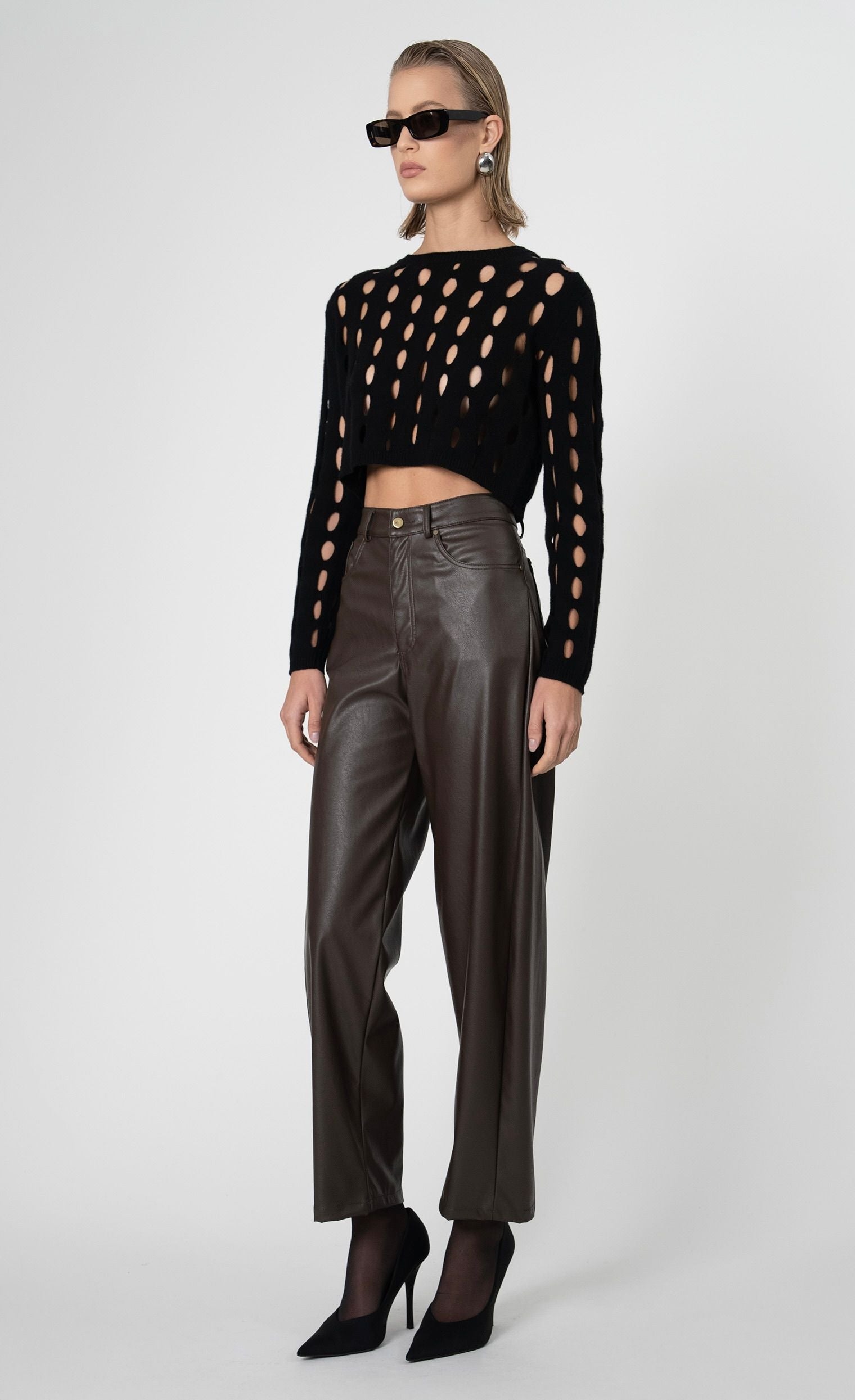 ARIA CROPPED SWEATER