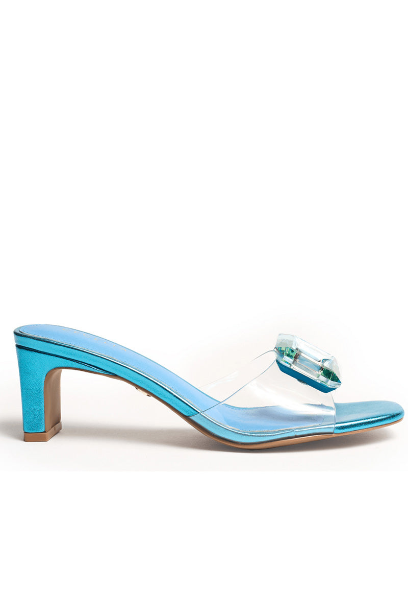 PARK AVE JEWEL HEELED SANDAL