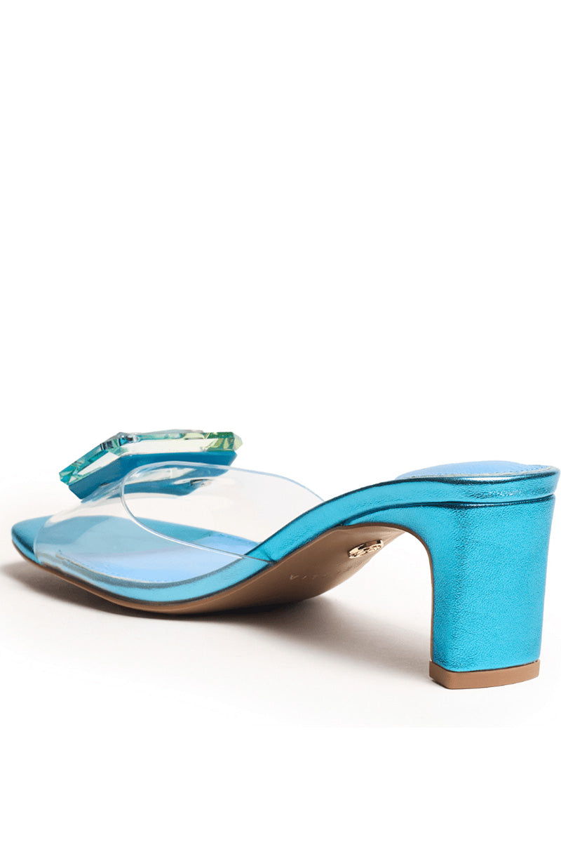 PARK AVE JEWEL HEELED SANDAL