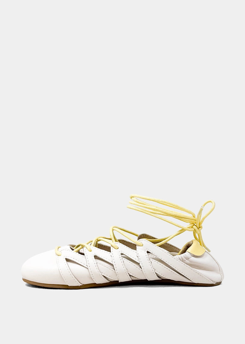 PAVLOVA LACE UP FLAT SHOES