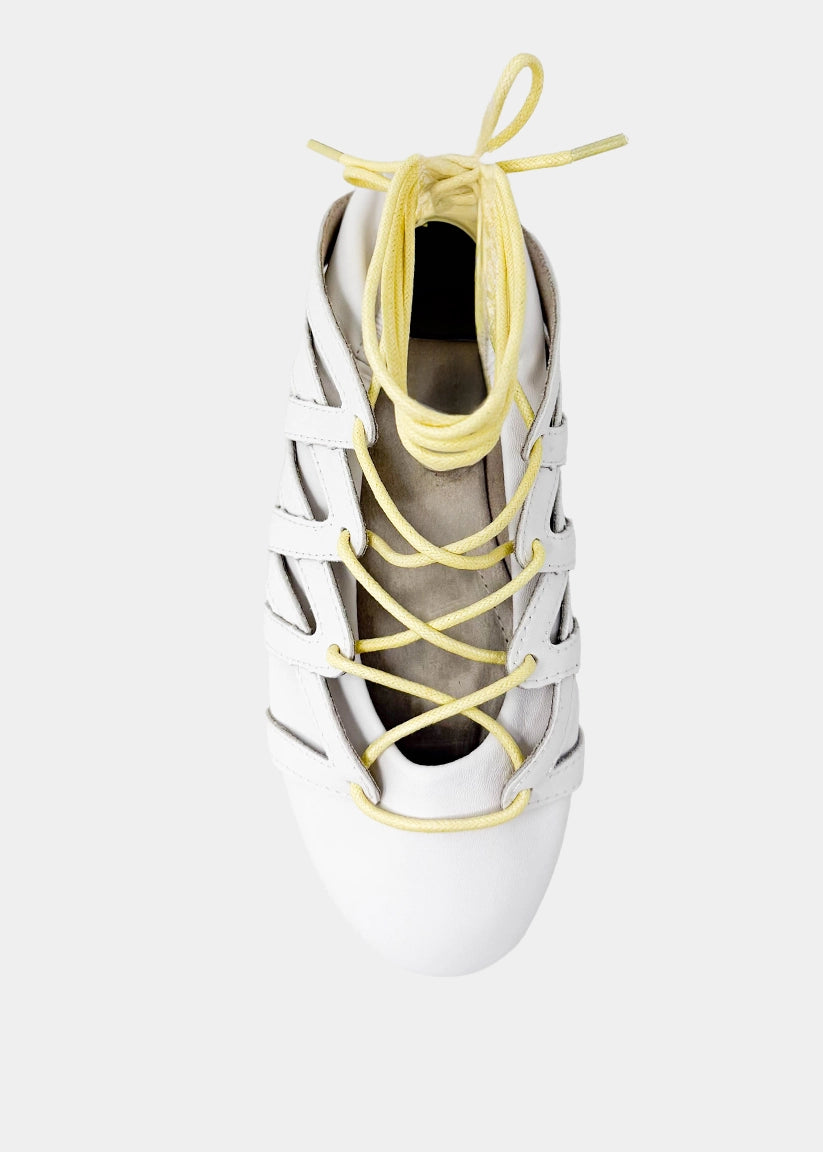 PAVLOVA LACE UP FLAT SHOES