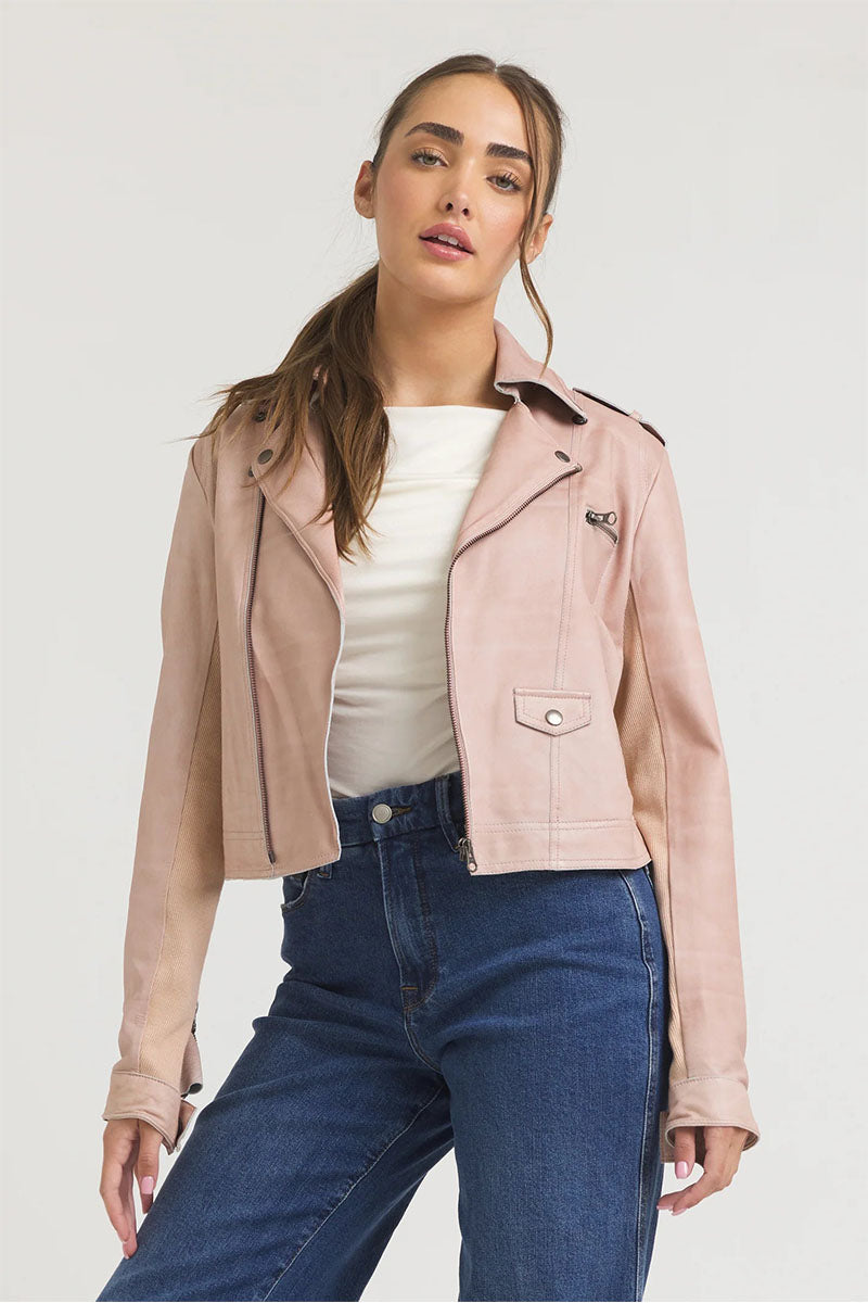 PIPER PATINA LEATHER JACKET