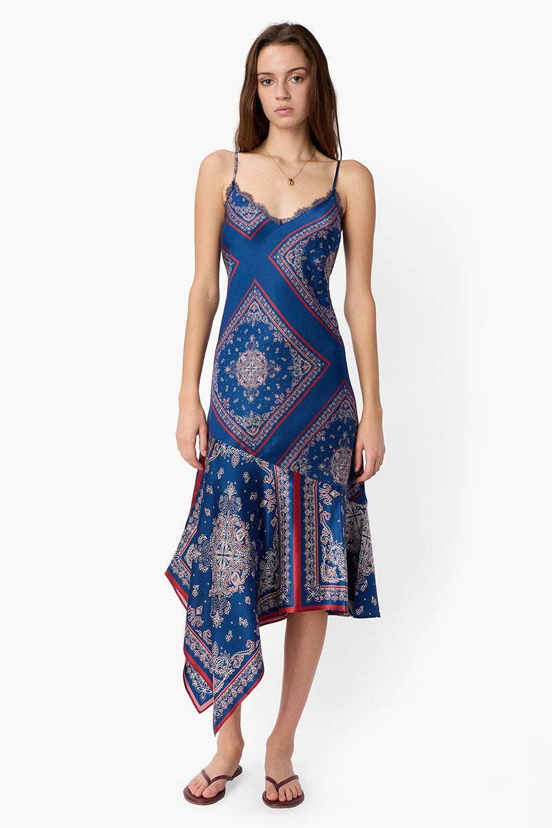 BECKY LACE TRIM DRESS
