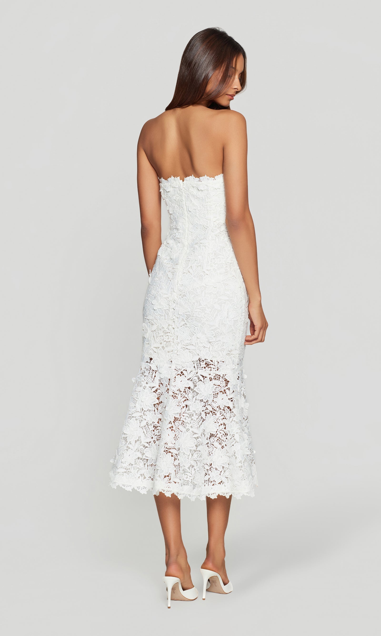 MAKAIA 3D BUTTERFLY LACE DRESS