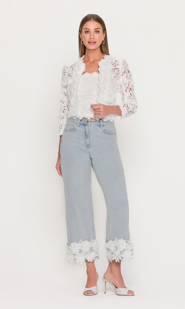 MYRA 3D BUTTERFLY LACE JACKET