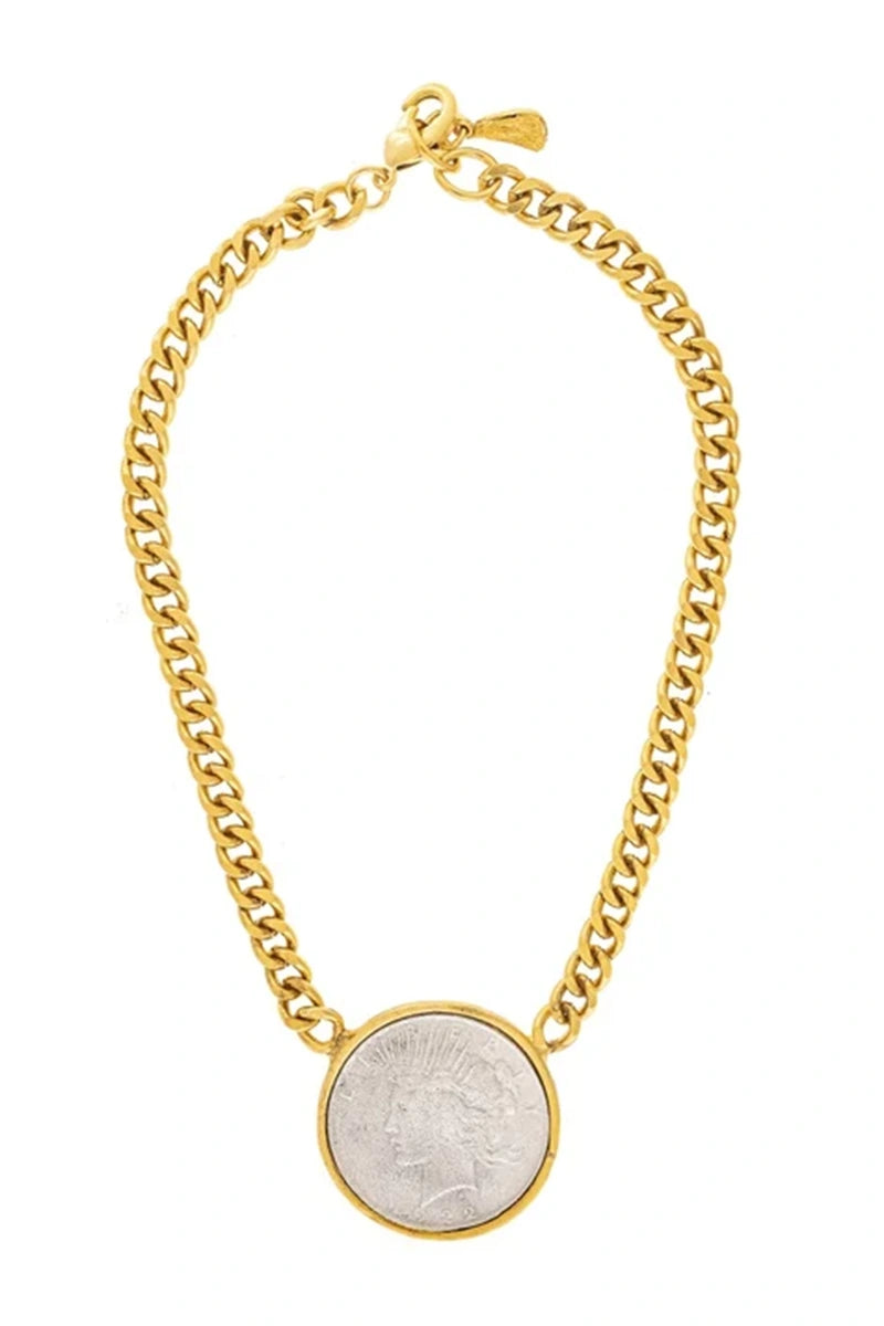 TANNER ANGEL MEDALLION NECKLACE