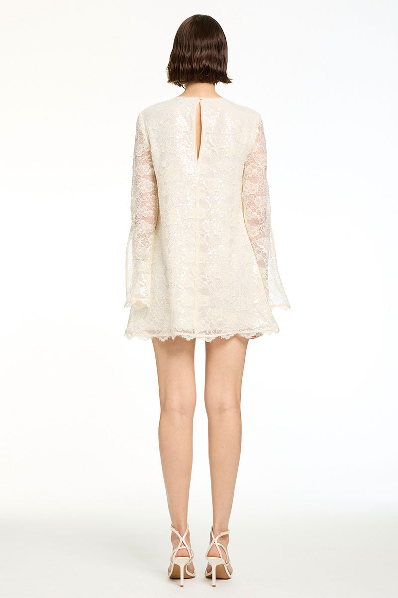 GRAMERCY FLARE SLV MINI DRESS