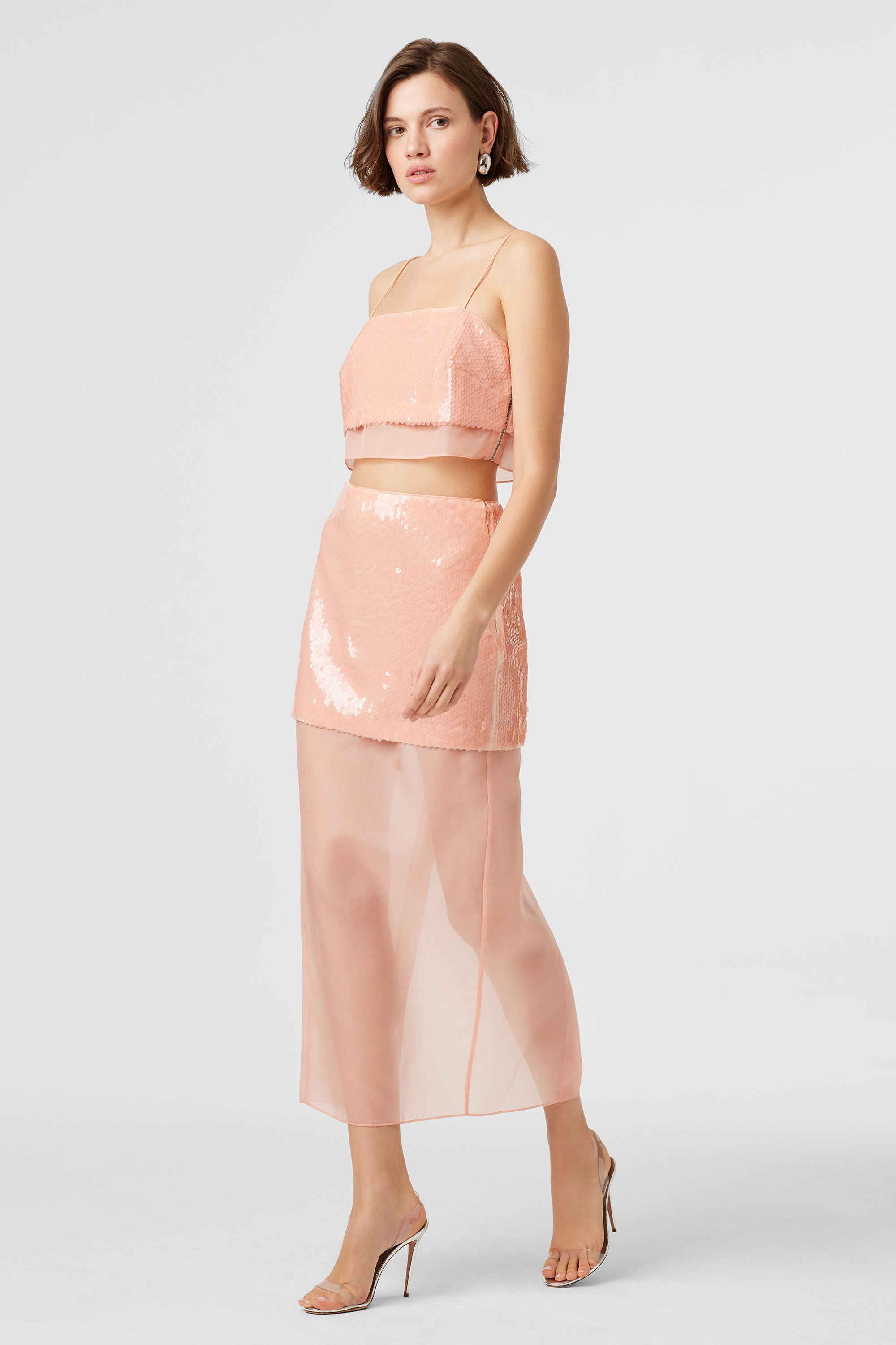 TOCCIN - Aurora Midi Skirt - Tuni
