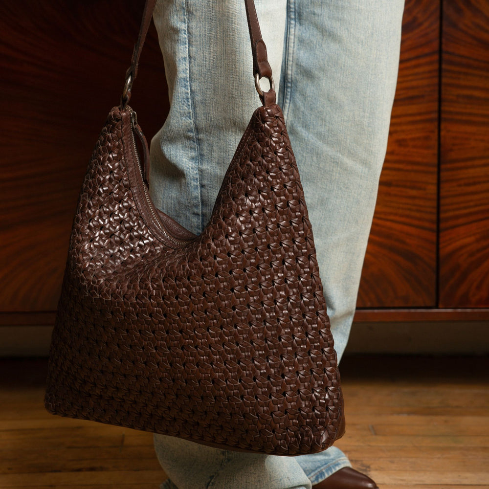 ISABEL LEATHER SHOULDER BAG