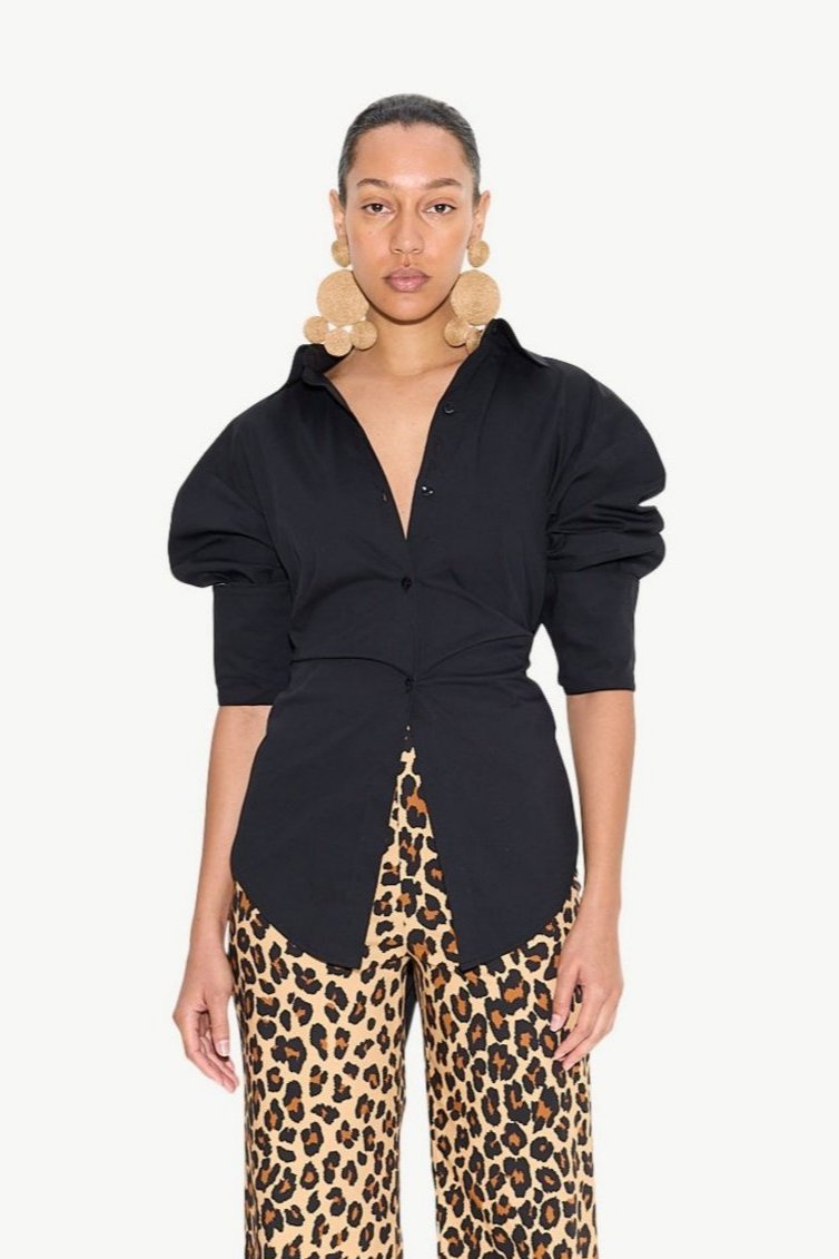 LOCH POPLIN BUTTON UP