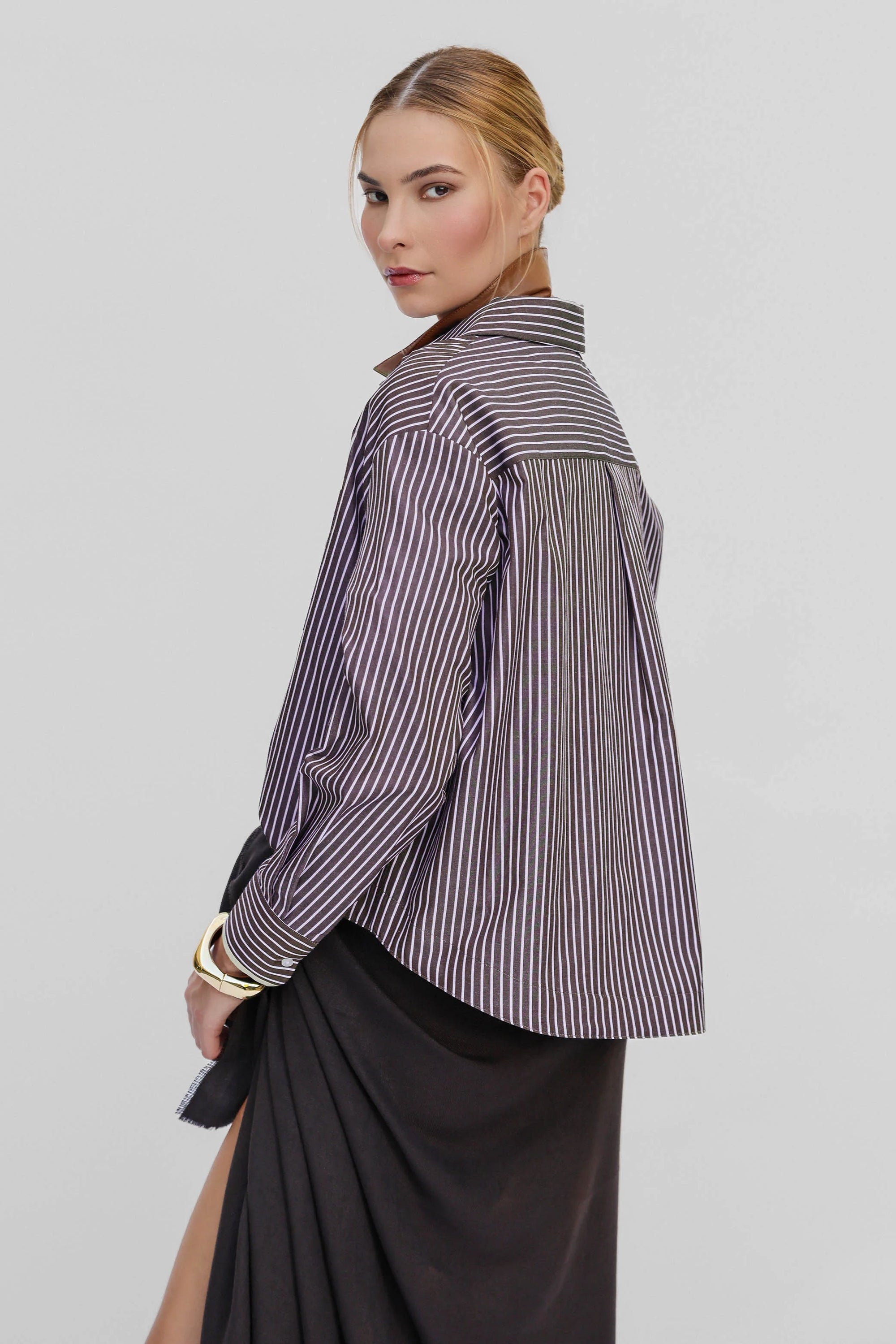 ECHO CRYSTAL COLLAR SHIRT