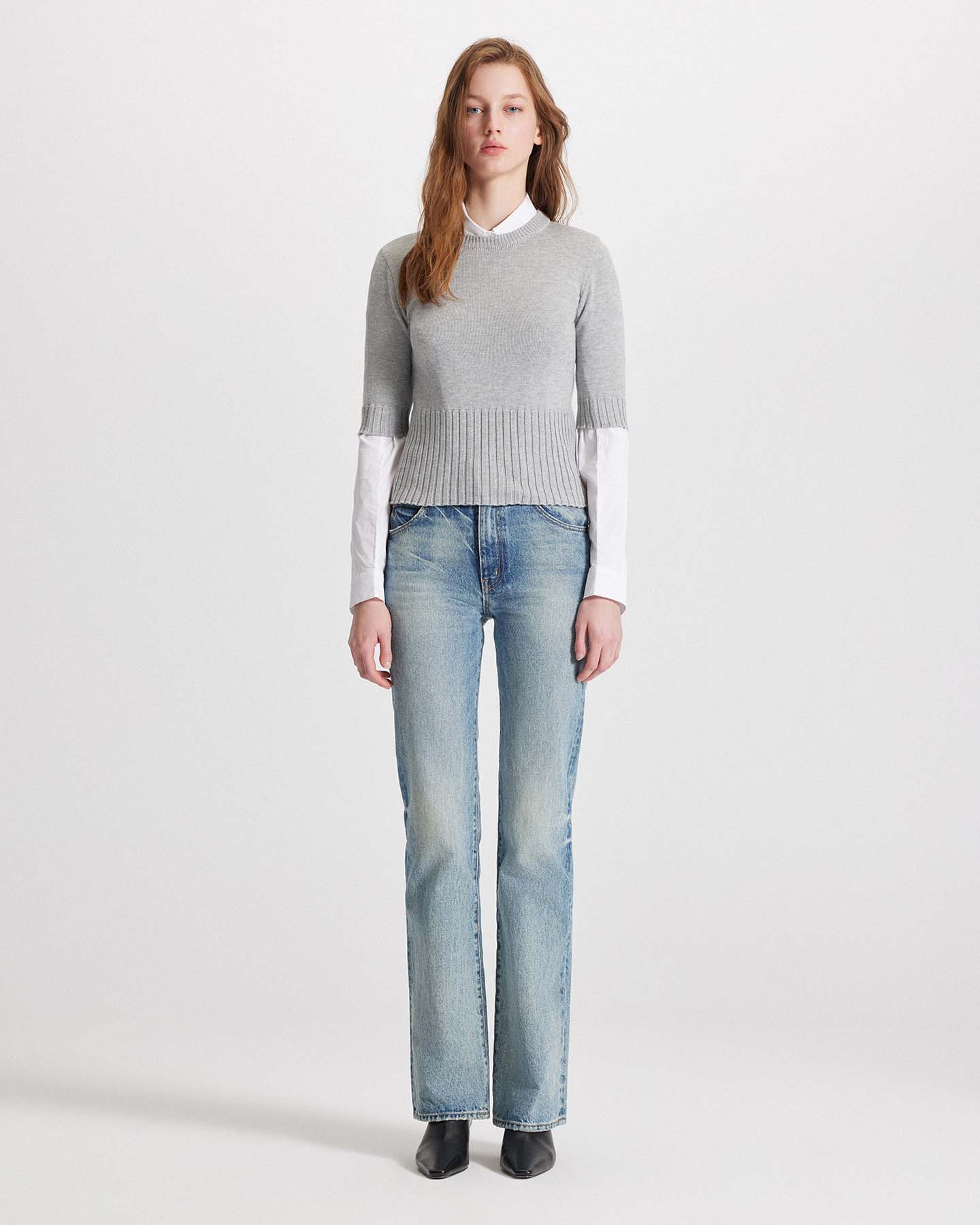 ECHO RUCHED SLV SHIRT