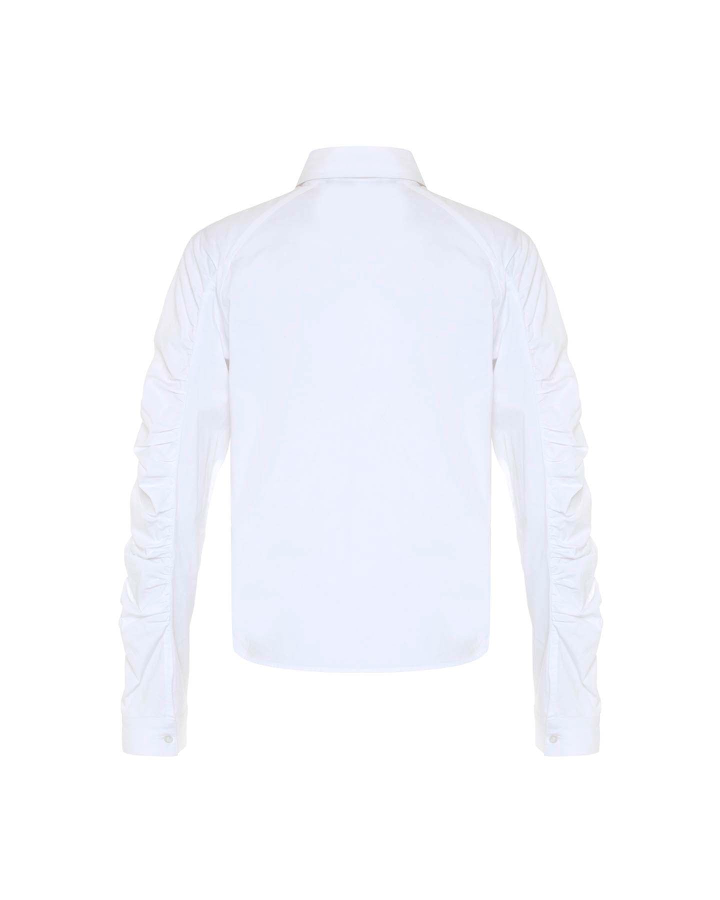 ECHO RUCHED SLV SHIRT