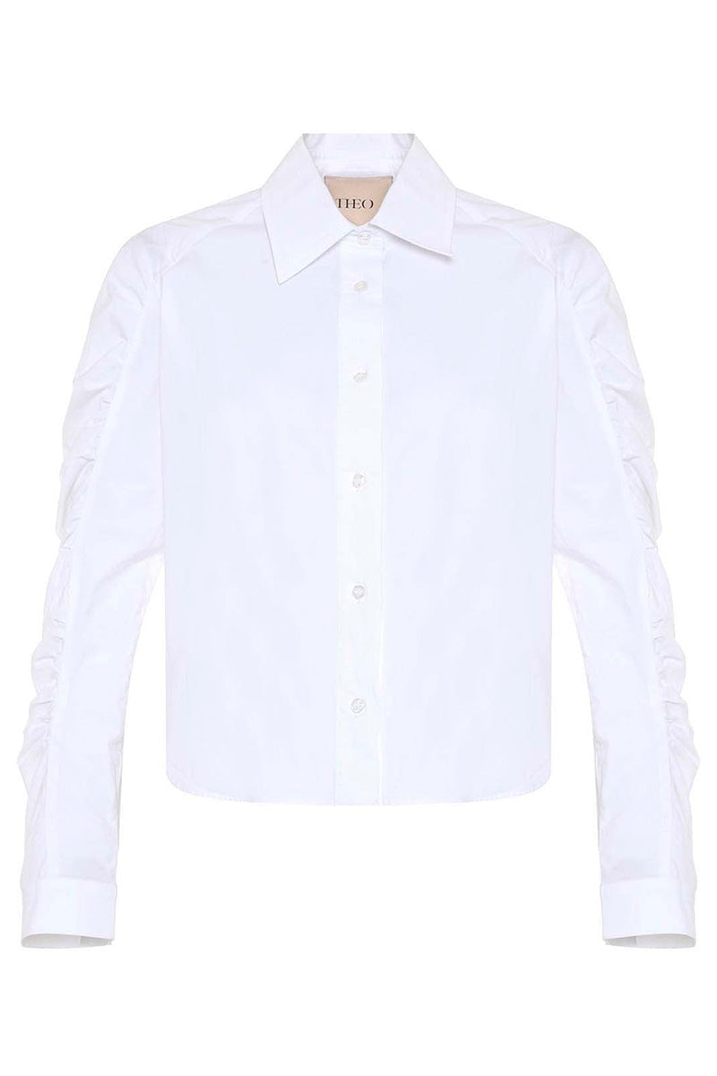 ECHO RUCHED SLV SHIRT