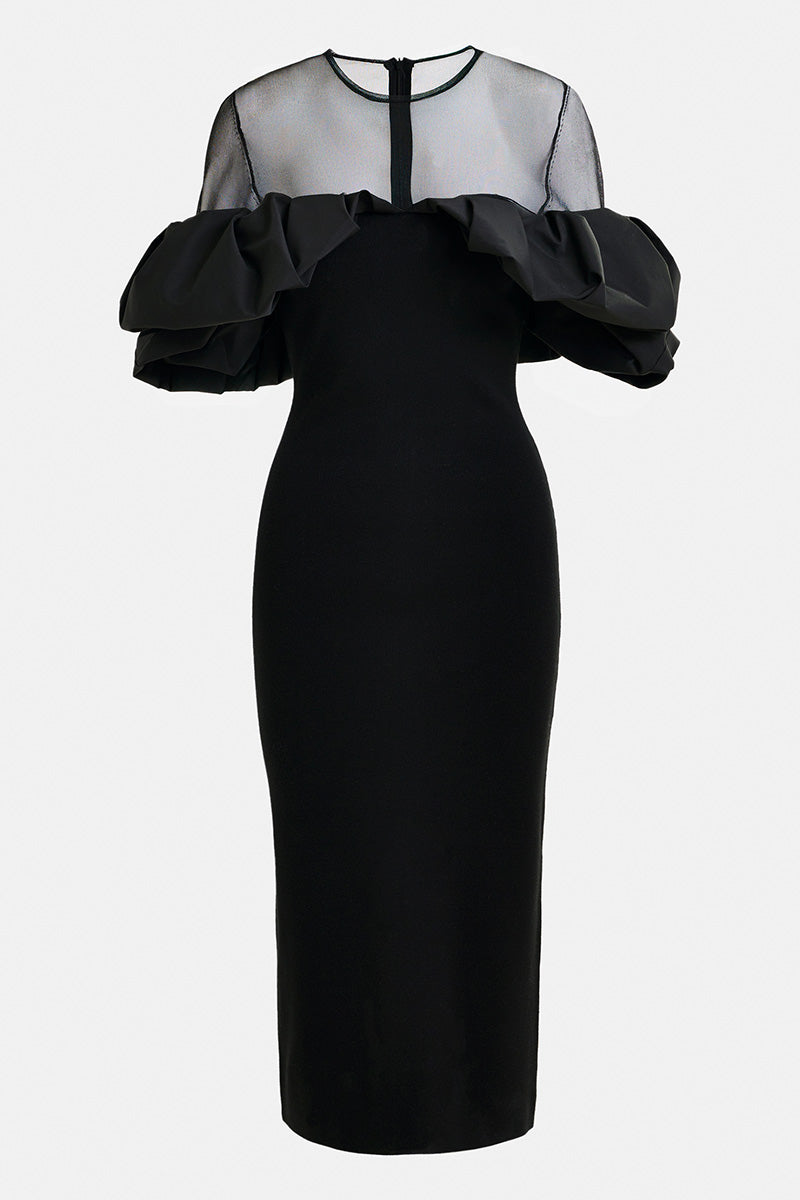 ESSENTIEL ANTWERP Isatis Dress - Black L ESSENTIEL ANTWERP Isatis Dress - Black L