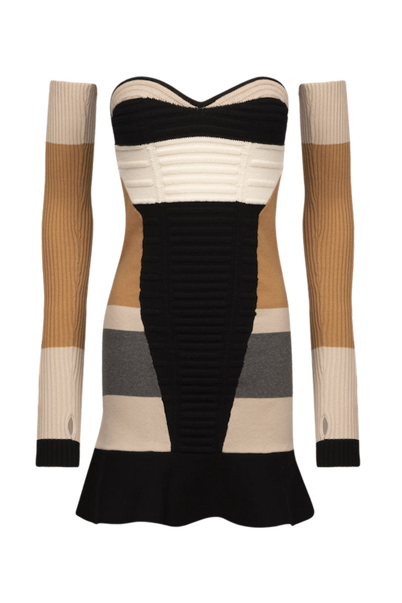 KNITTED QUEYMI DRESS