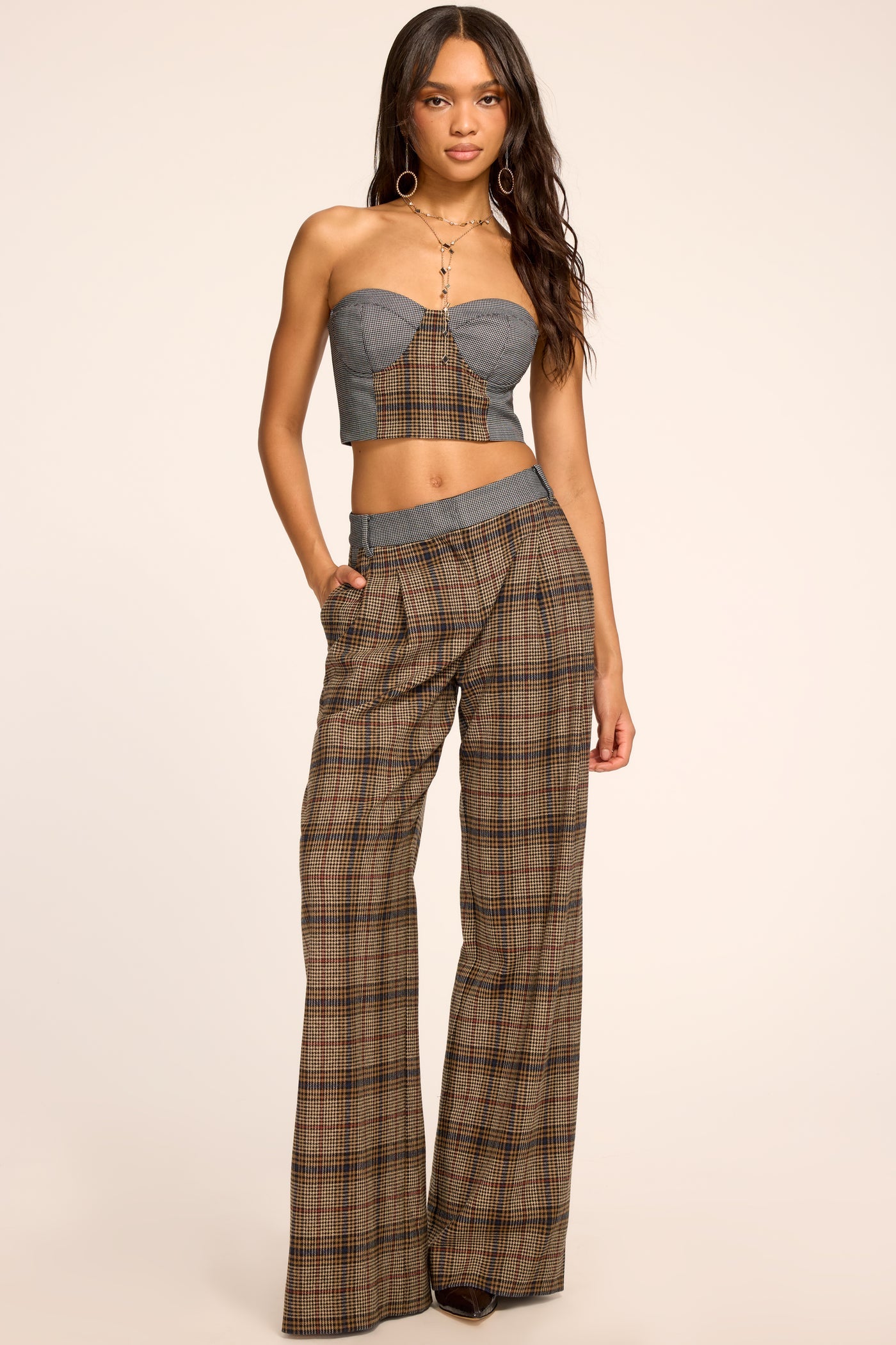LESLIE PLAID PANT