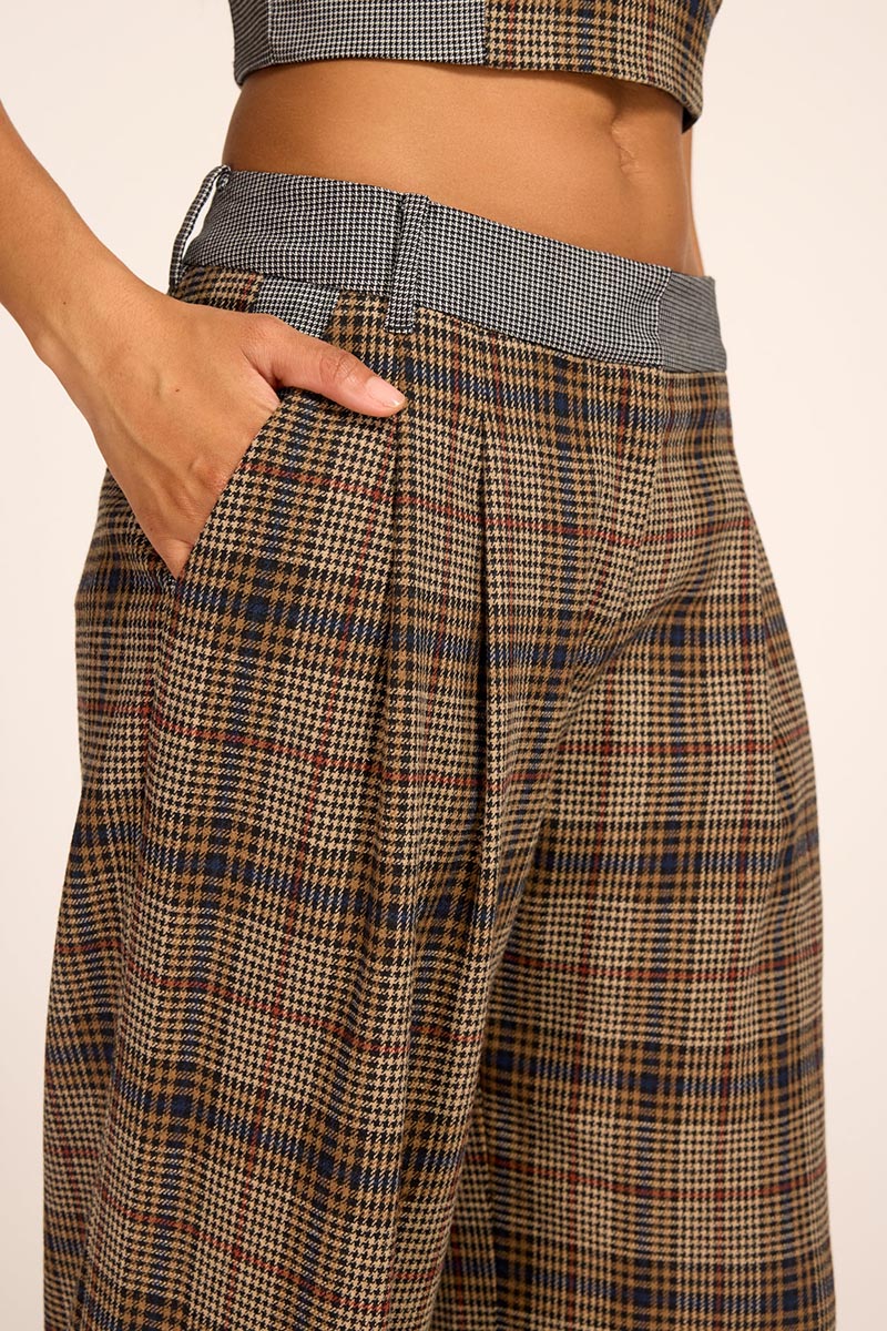 LESLIE PLAID PANT