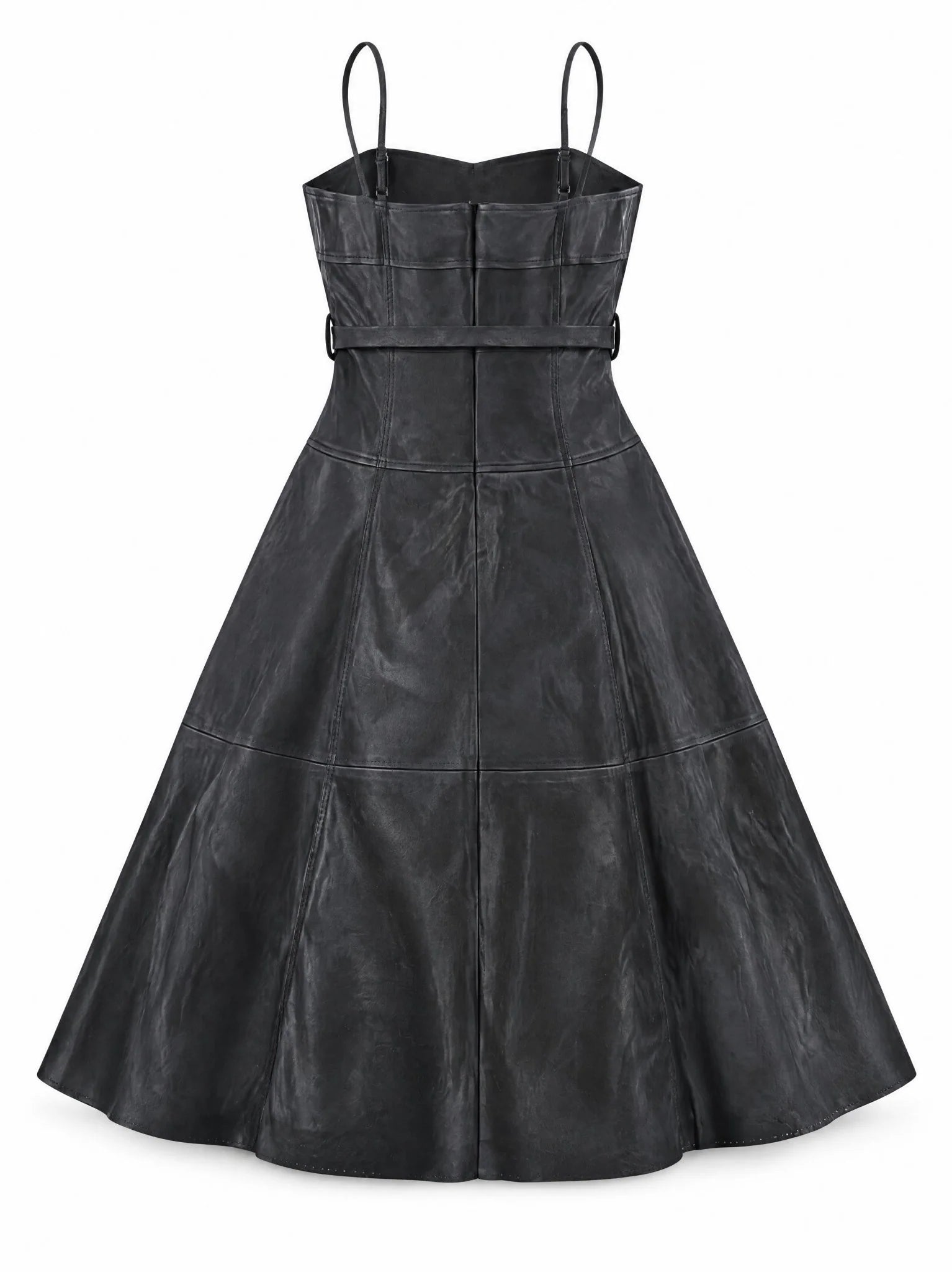 SOFIA VEGAN LEATHER DRESS