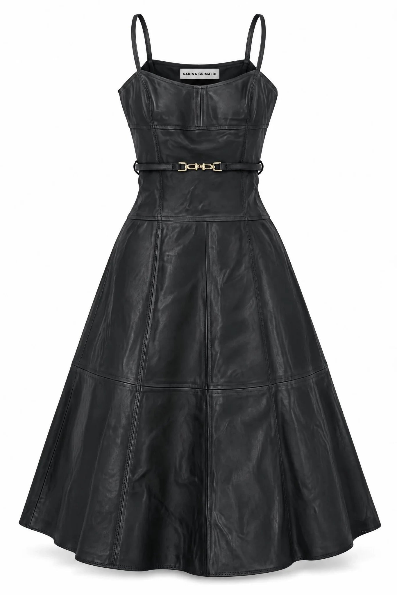 SOFIA VEGAN LEATHER DRESS
